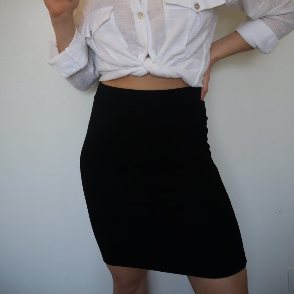 Charlotte Russe Pencil Skirt Black Small